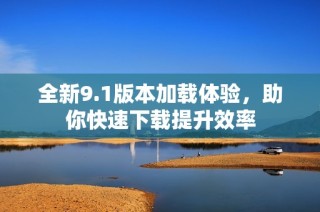 全新9.1版本加载体验，助你快速下载提升效率