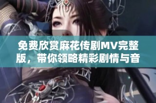 免费欣赏麻花传剧MV完整版，带你领略精彩剧情与音乐魅力