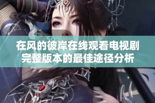 在风的彼岸在线观看电视剧完整版本的最佳途径分析