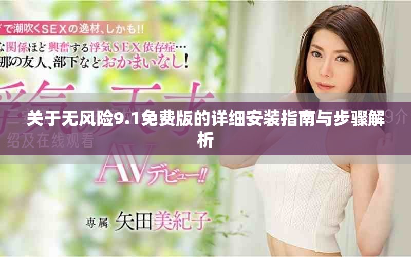 关于无风险9.1免费版的详细安装指南与步骤解析