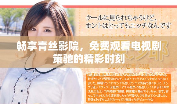 畅享青丝影院，免费观看电视剧策驰的精彩时刻