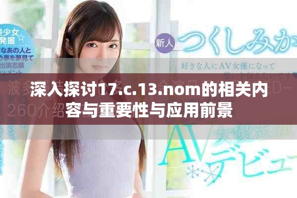 深入探讨17.c.13.nom的相关内容与重要性与应用前景