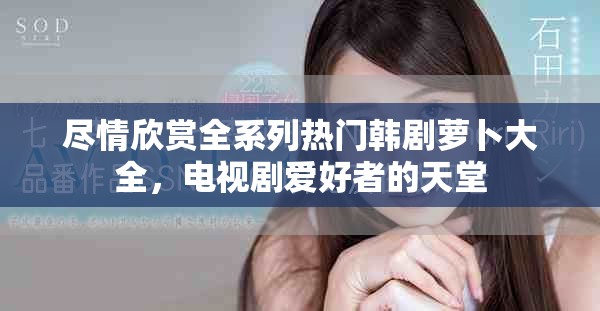 尽情欣赏全系列热门韩剧萝卜大全，电视剧爱好者的天堂