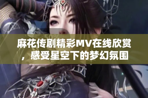 麻花传剧精彩MV在线欣赏，感受星空下的梦幻氛围