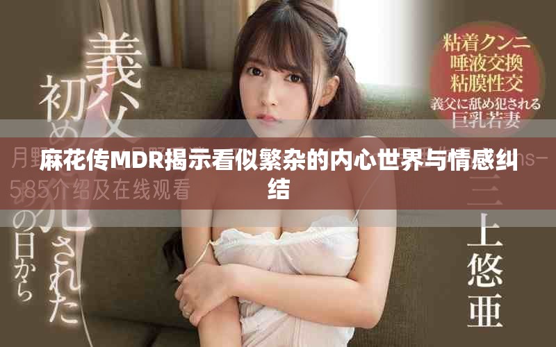 麻花传MDR揭示看似繁杂的内心世界与情感纠结