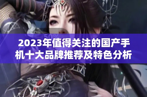 2023年值得关注的国产手机十大品牌推荐及特色分析