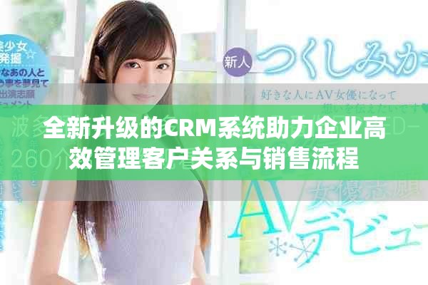 全新升级的CRM系统助力企业高效管理客户关系与销售流程